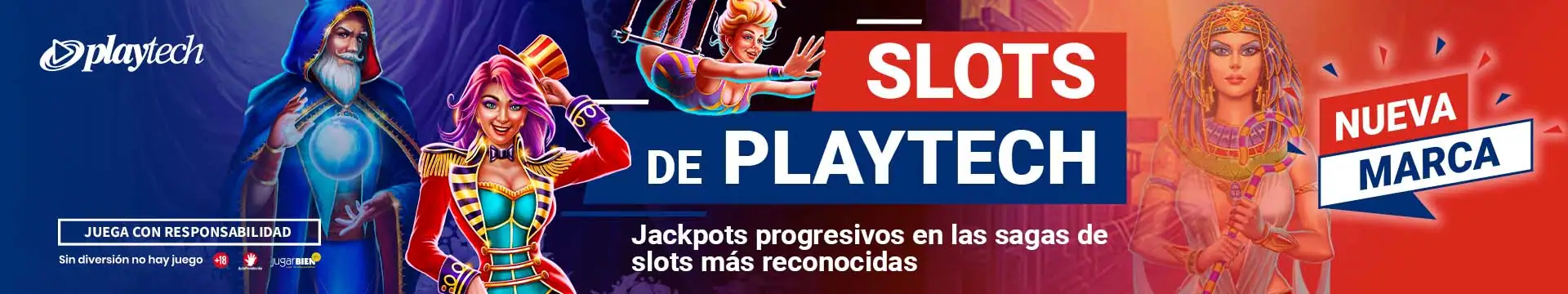 Tragaperras slots Playtech