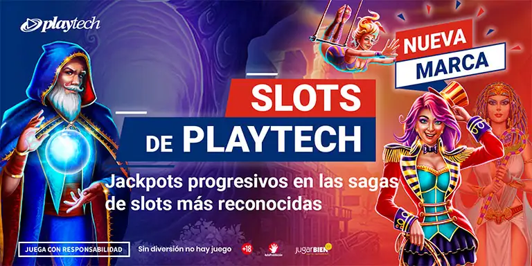 Tragaperras slots Playtech