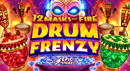 Tragaperras-slots - 12 mask of Fire Drum Frenzy