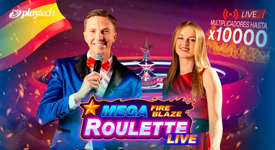 Tragaperras-slots - Ruleta Mega Fire Blaze Live