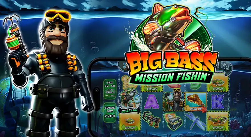 Tragaperras-slots - Big Bass Mission Fishin